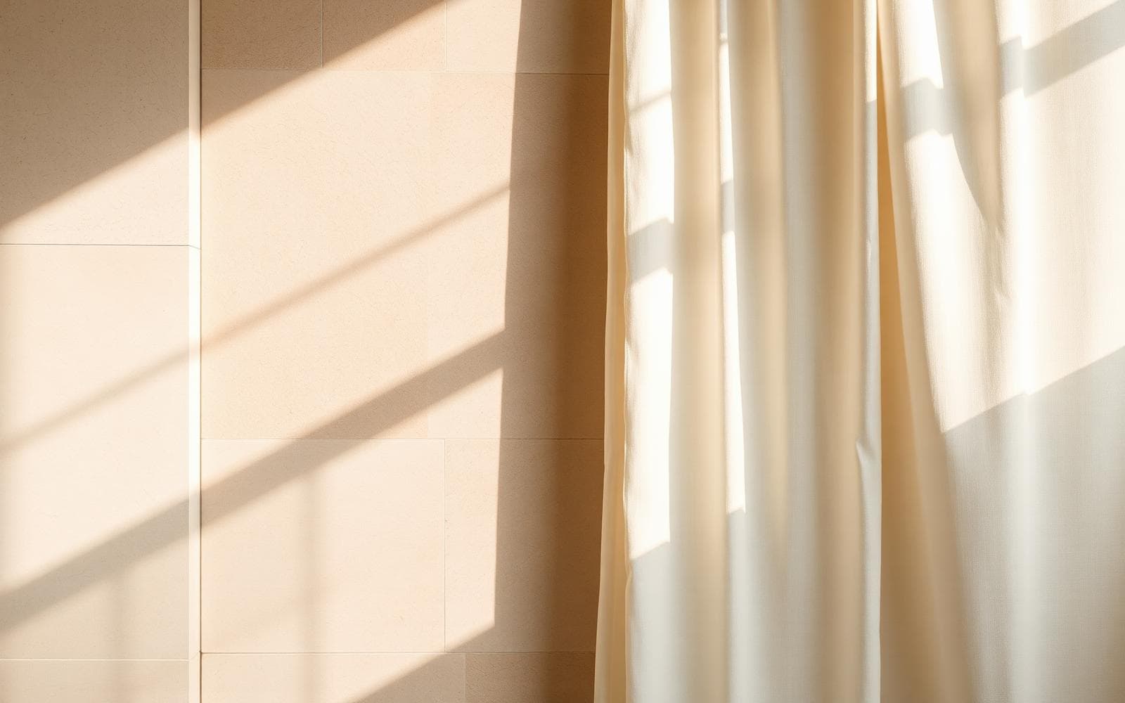 Light through the atelier — natural materials